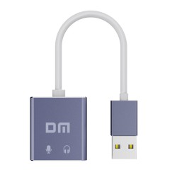 DM AD076 Harici 7.1 Kanal 3.5mm Mikrofonlu USB Ses Kartı