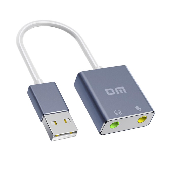 DM AD076 Harici 7.1 Kanal 3.5mm Mikrofonlu USB Ses Kartı