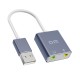 DM AD076 Harici 7.1 Kanal 3.5mm Mikrofonlu USB Ses Kartı