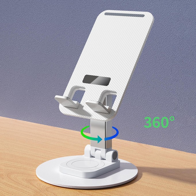 DM AD078 360 Derece Dönebilen Ayarlanabilir Tablet ve Telefon Tutucu Stand Siyah