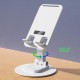 DM AD078 360 Derece Dönebilen Ayarlanabilir Tablet ve Telefon Tutucu Stand Siyah