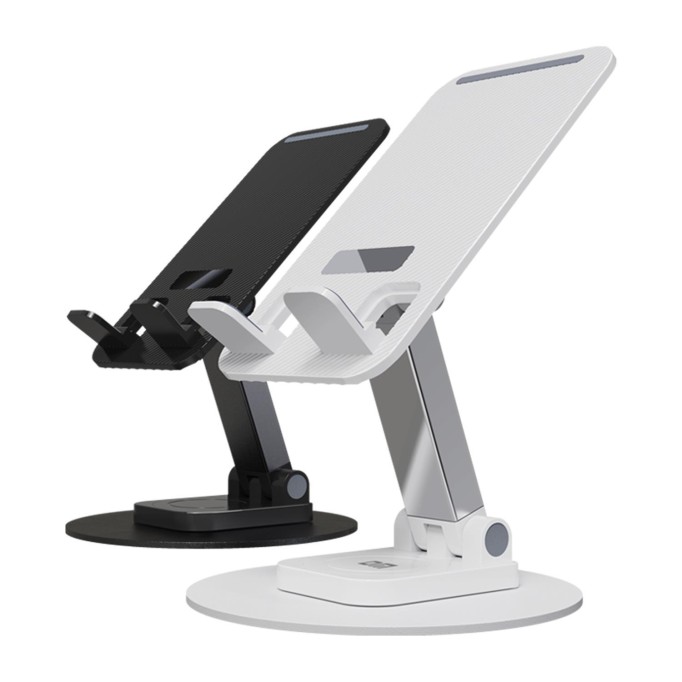 DM AD078 360 Derece Dönebilen Ayarlanabilir Tablet ve Telefon Tutucu Stand Siyah