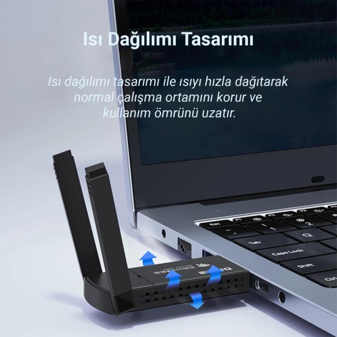 DM AD085 1300 Mbps Dual Band 5.8GHz USB Wireless Adaptör Wifi Alıcı Verici Access Point
