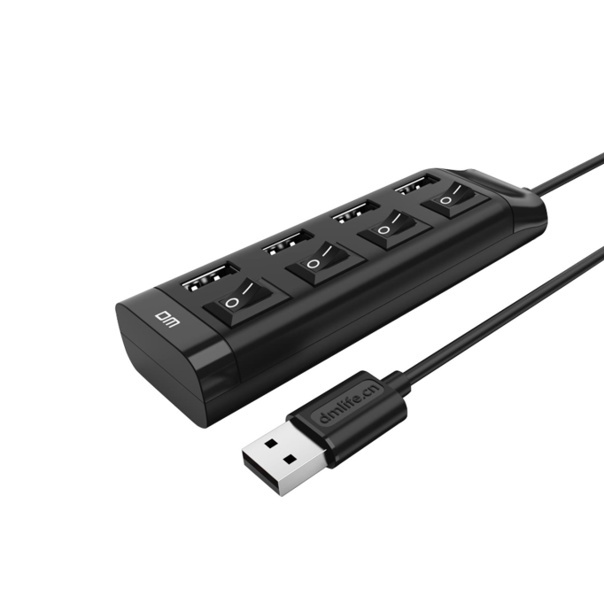 DM CHB005 4 Portlu USB 2.0 Anahtarlı Hub Çoklayıcı