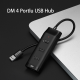 DM CHB006 USB 2.0 4 Portlu Hub Çoklayıcı