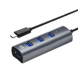 DM CHB010 Type-C to USB 3.0 4 Portlu Alüminyum Hub Çoklayıcı DM CHB010 Type-C to USB 3.0 4 Portlu Alüminyum Hub Çoklayıcı