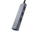 DM CHB011 USB to RJ45 100Mbps Ethernet ve USB Çoklayıcı Dönüştürücü