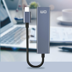 DM CHB013 Type-C to RJ45 Gigabit Ethernet ve USB 3.0 Çoklayıcı Dönüştürücü DM CHB013 Type-C to RJ45 Gigabit Ethernet ve USB 3.0 Çoklayıcı Dönüştürücü