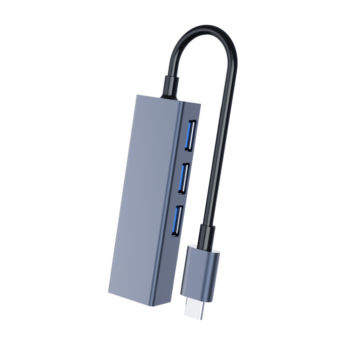 DM CHB013 Type-C to RJ45 Gigabit Ethernet ve USB 3.0 Çoklayıcı Dönüştürücü
