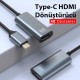 DM CHB022 Type-C to HDMI 4K 60Hz Çevirici Dönüştürücü