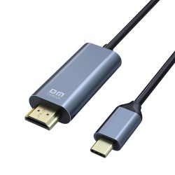 DM CHB024 Type-C to HDMI 4K 30Hz Dönüştürücü Kablo 1.8 Metre DM CHB024 Type-C to HDMI 4K 30Hz Dönüştürücü Kablo 1.8 Metre