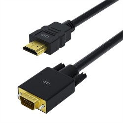 1.8 Metre DM CHB033 HDMI to VGA Görüntü Aktarım Kablosu 1.8 Metre