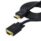 DM CHB033 HDMI to VGA Görüntü Aktarım Kablosu 1.8 Metre