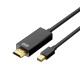 DM CHB039 4K 30Hz Mini Displayport to HDMI Görüntü Aktarma Kablosu 1.8 Metre
