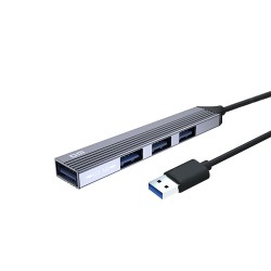 15 CM DM CHB056 USB 3.0 to 4 Portlu 3*USB 2.0 1*USB 3.0 Hub Çoklayıcı 15 CM