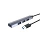 DM CHB056 USB 3.0 to 4 Portlu 3*USB 2.0 1*USB 3.0 Hub Çoklayıcı 15 CM