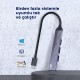 DM CHB057 USB Type-C to 4 Portlu 3*USB 2.0 1*USB 3.0 Hub Çoklayıcı 1 Metre