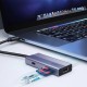 DM CHB059 Type-C to 4K HDMI 2*USB-A PD 60W SD ve Micro SD Kart Okuyucu Çoklayıcı Hub