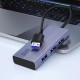 DM CHB060 PD Güç Destekli USB 3.0 4 Portlu USB-A Hub Çoklayıcı Adaptör