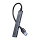 DM CHB080 USB-A to 4 Portlu USB 3.0 / USB 2.0 Type-C Çoklayıcı Hub Dönüştürücü