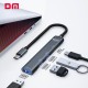 DM CHB081 Type-C to 4 Portlu USB 3.0 / USB 2.0 Çoklayıcı Hub Dönüştürücü