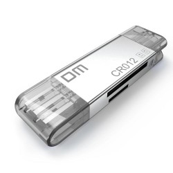 DM CR012 Type-C USB3.0 SD TF Micro SD OTG Kart Okuyucu Adaptör DM CR012 Type-C USB3.0 SD TF Micro SD OTG Kart Okuyucu Adaptör