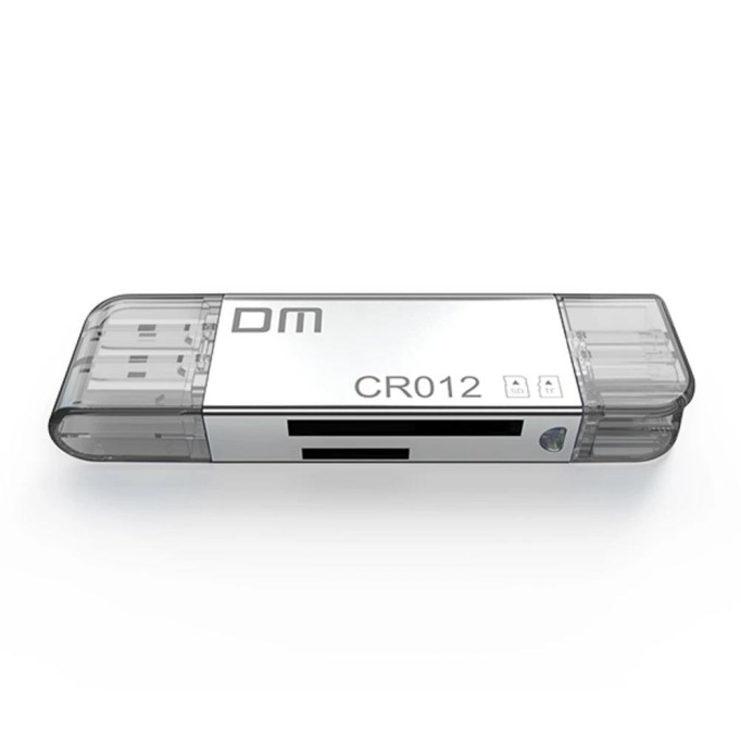 DM CR012 Type-C USB3.0 SD TF Micro SD OTG Kart Okuyucu Adaptör