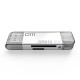 DM CR012 Type-C USB3.0 SD TF Micro SD OTG Kart Okuyucu Adaptör