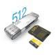 DM CR012 Type-C USB3.0 SD TF Micro SD OTG Kart Okuyucu Adaptör