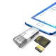 DM CR012 Type-C USB3.0 SD TF Micro SD OTG Kart Okuyucu Adaptör