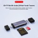 DM CR017 USB-A ve Type-C SD / Micro SD / TF Kart Okuyucu Dönüştürücü