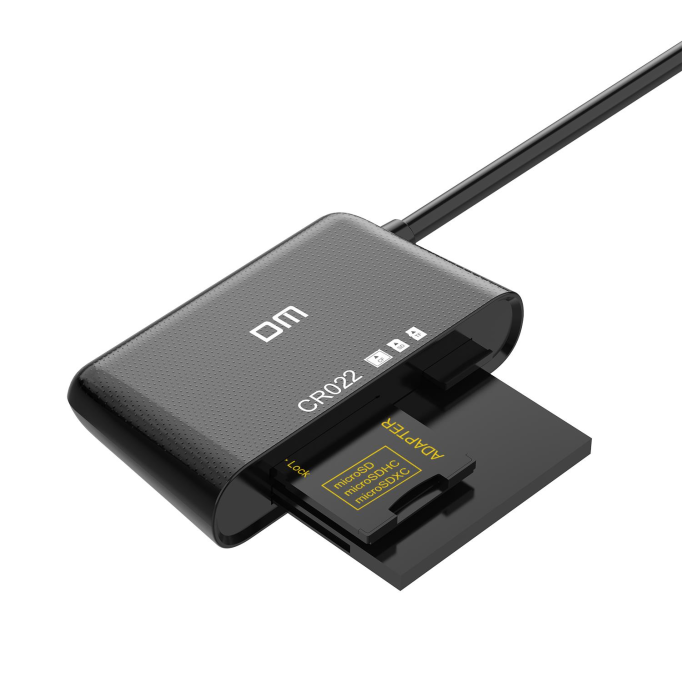 DM CR022 USB Type-C to Micro SD TF SD ve CF Kart Okuyucu
