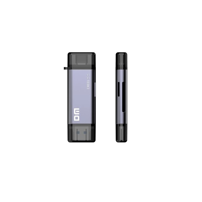 DM CR031 USB3.1 ve Type-C Micro SD TF SD Kart Okuyucu Çevirici