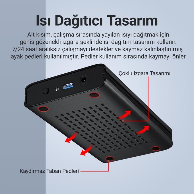 DM HD035 2.5/3.5" inch USB 3.0 Sata 3 Harici SSD Harddisk HDD Kutusu