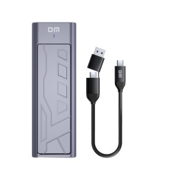 DM HD2000 USB 3.2 Gen 2 Type-C 20Gbps PCIe SATA M.2 NVMe NGFF SSD Disk Kutusu