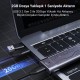 DM HD2000 USB 3.2 Gen 2 Type-C 20Gbps PCIe SATA M.2 NVMe NGFF SSD Disk Kutusu