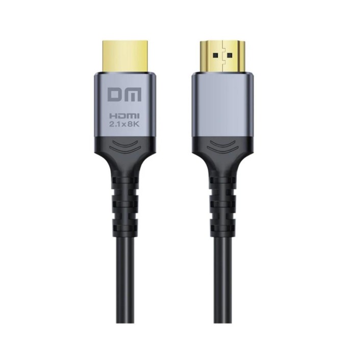DM HI002S 8K/60Hz 4K/144Hz HDMI 2.1 HDR Görüntü ve Ses Aktarım Kablosu 2 Metre