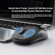 DM K17 Dual Mode Bluetooth ve 2.4GHz Kablosuz 1200DPI Ergonomik Optik Mouse