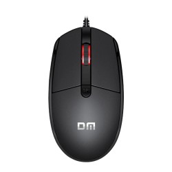 DM K3 2000 DPI Kablolu Optik Mouse Siyah