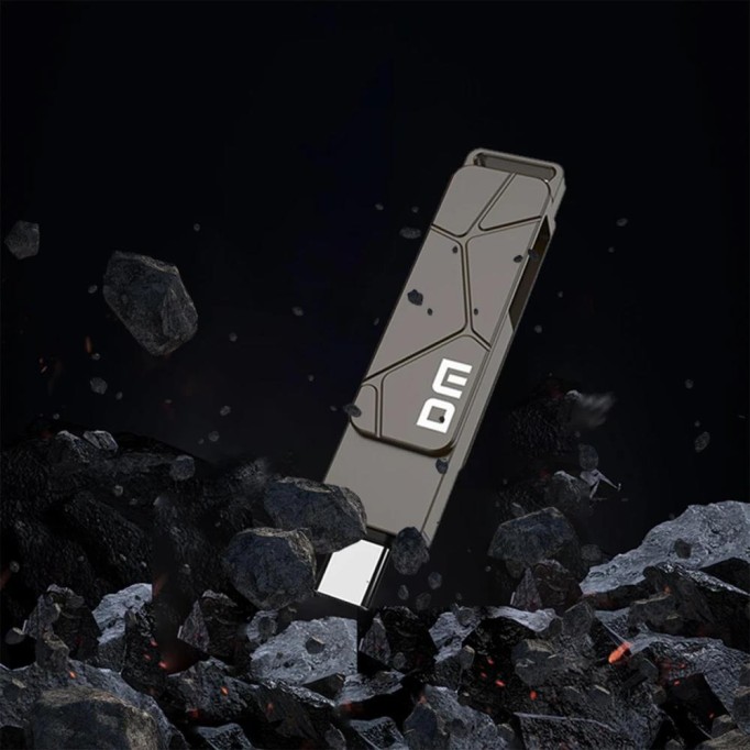 DM PD198 Metal USB3.2 Gen1 Type-C OTG Flash Bellek 64GB