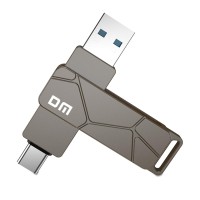 DM PD198 Metal USB3.2 Gen1 Type-C OTG Hızlı Flash Bellek 256GB