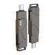 DM PD198 Metal USB3.2 Gen1 Type-C OTG Hızlı Flash Bellek 256GB