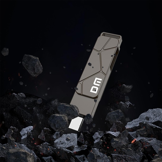 DM PD198 Metal USB3.2 Gen1 Type-C OTG Hızlı Flash Bellek 256GB