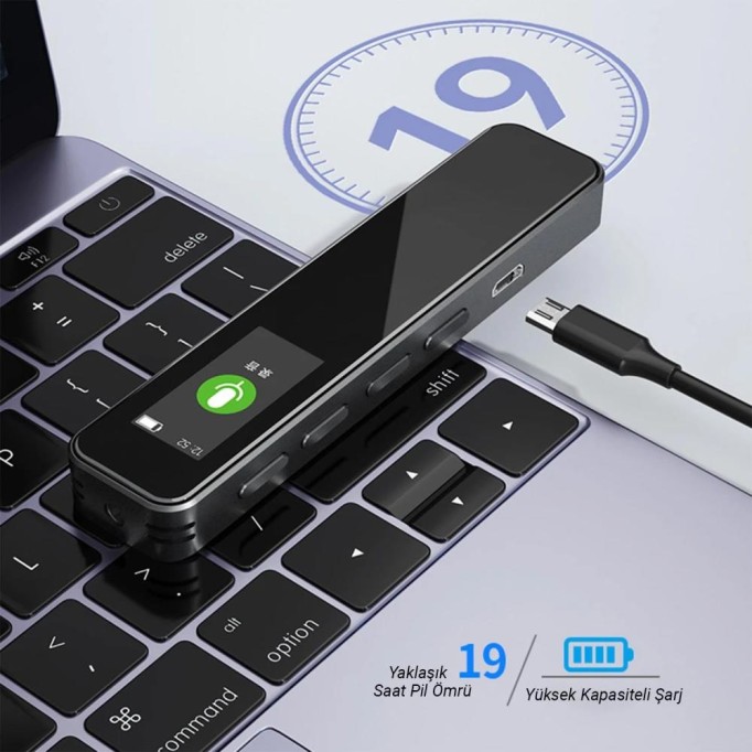 DM V1 Ekranlı 32GB Dijital Ses Kayıt Cihazı