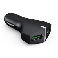 Fonus Çift USB Çıkışlı Dual Port QC 3.0 Hızlı Araç Şarj Cihazı