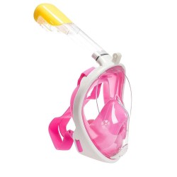 Full Face Aksiyon Kamera için Şnorkel Dalış Maskesi Small / Medium Pembe