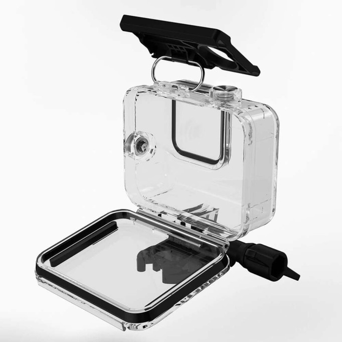 GoPro Hero 8 Uyumlu Housing Su Geçirmez Kılıf GoPro Hero 8 Uyumlu Housing Su Geçirmez Kılıf