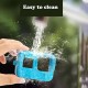 GoPro Hero 8 Uyumlu Koruyucu Silikon Kılıf Mavi