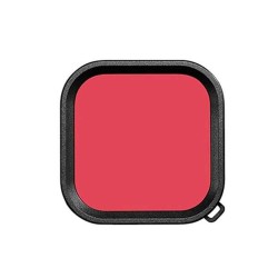 Kırmızı GoPro Hero 8 Uyumlu Su Altı Dalış Filtresi Kırmızı