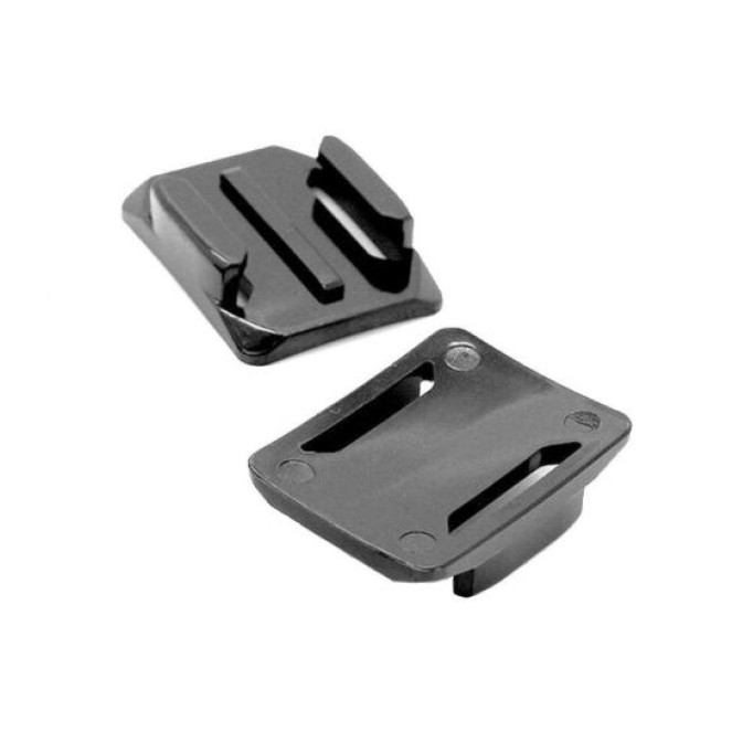 GoPro Uyumlu 2 Oval Kavisli 3M Yapışkanlı Bağlantı Aparatı
